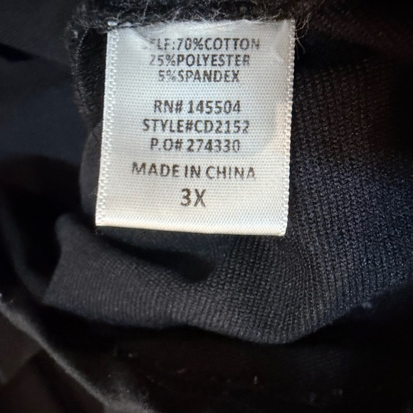 Fashion Nova Plus Size 3X Black Long Sleeve Mock Neck Bodycon Dress - Picture 7 of 9